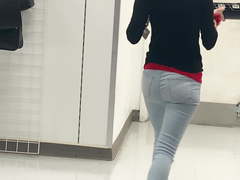 Tight Jeans Sexy Petite Candid Booty
