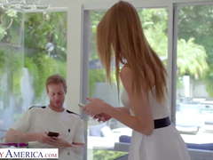 Naughty America - Tennis instructor gets lucky with student