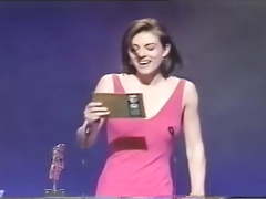 Elizabeth Hurley braless at the 1995 BAFTA awards