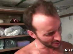 French MILF hard anal fucked