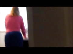 Flash CUM on Maid