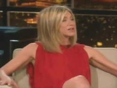 Jennifer Aniston Braless on Chelsea Lately