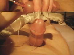 Oeuf vibro 10mm uretal insertion annie cock masturb cum