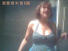 Pregnant changing swimsuit