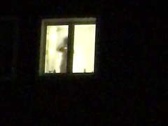 Voyeure woman showering