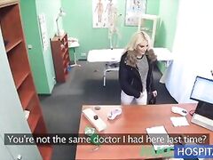 Fake Hospital Shy patient with soaking wet pussy squirts
