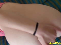 Anal amateur girlfriend facialized by boyfriend