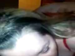 Blue eyed blowjob