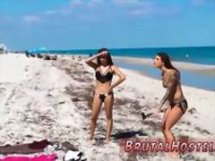 Latex oil mixed wrestling sex Excited young tourists Felicity Feline and