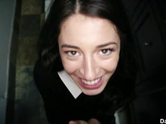 Teen Latina surprises BF after Church  Dagfs