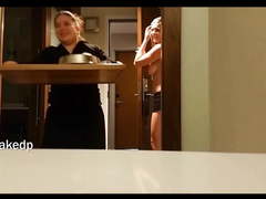 Topless For Room Service Delivery